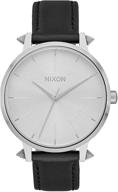 nixon kensington leather a108 resistant women's watches for wrist watches logo