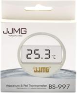 🐠 jjmg lcd digital stick-on fish tank thermometer: easy installation, temperature monitoring for aquariums, terrariums, and more logo