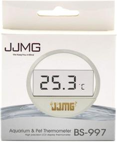 img 4 attached to 🐠 JJMG LCD Digital Stick-on Fish Tank Thermometer: Easy Installation, Temperature Monitoring for Aquariums, Terrariums, and More