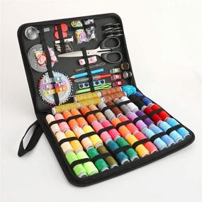 img 2 attached to 🧵 XL Sewing Kit - Premium Supplies Organizer for Travel, Emergency Fixes | Includes Scissors, Thimble, Threads, Needles, Tape Measure, and More DIY Sewing Supplies