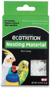 img 1 attached to Ecotrition 8-in-1 Nesting Material for Cockatiels, Parakeets, and Finches - 0.25 Oz