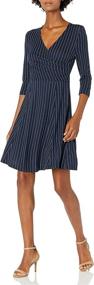 img 4 attached to Lark Ro Womens Quarter Pinstripe Women's Clothing