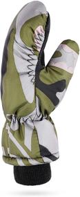 img 1 attached to ❄️ Cold Weather Accessories for Toddler Boys: Kids Ski Snow Gloves