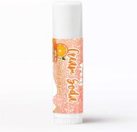 treat jumbo tinted lip balm - creamy soda with an orange twist, shimmering finish logo
