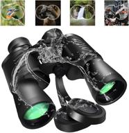 🦅 premium 20x50 hd waterproof binoculars for adults with low light night vision - ideal for bird watching, hunting, and outdoor sports logo