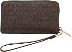 img 3 attached to Women's Handbags & Wallets 👜 - Michael Kors Vanilla Multifunction Wristlet