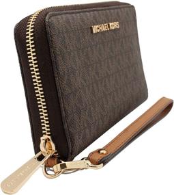 img 1 attached to Women's Handbags & Wallets 👜 - Michael Kors Vanilla Multifunction Wristlet