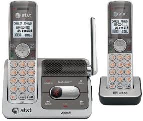 img 4 attached to 📞 AT&amp;T CL82201 Cordless Phone, Silver/Grey, 2 Handsets - DECT 6.0 Technology Enhanced