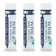 colloidal silver lip balm (tube)- 3 pack: ultimate lip care with powerful antimicrobial benefits logo