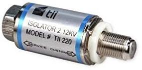img 4 attached to 🔌 TII 220 Ground Loop Isolator: Optimal Solution for Cable TV Applications