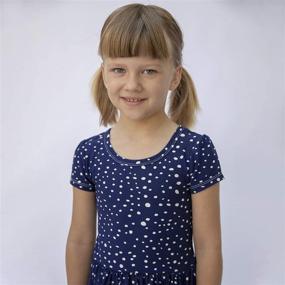 img 3 attached to Детское платье POPINJAY Girls Twirl Dress White для девочек