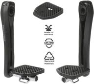 🚲 pp pedal plate: cb adapter for crankbrothers eggbeater or candy mtb pedals - convert clipless to flat pedals, no cleats required, enhance grip and comfort logo