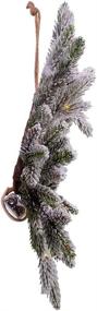 img 2 attached to 🎄 Kurt S. Adler Kurt Adler 18-Inch 20-Light Battery-Operated LED Flocked Pine Wreaths, Multi: A Festive Touch for Holiday Decor