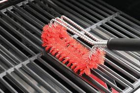 img 2 attached to 🔥 Cuisinart CCB-939 Heavy-Duty Triple Nylon Bristle Grill Brush