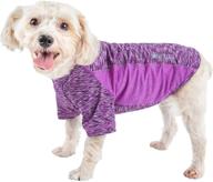 🐾 pet life active 'warf speed' performance dog t-shirt - ultra-stretch sporty heathered design логотип