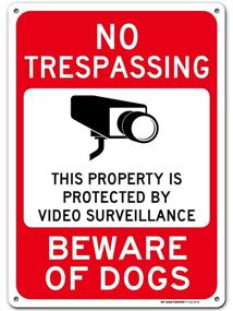 img 4 attached to 🏢 Surveillance Sign for Property Protection Against Trespassing