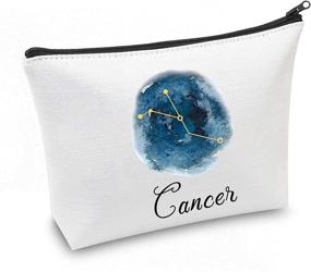 img 4 attached to POFULL Cosmetic Constellation Horoscope Makeupbag