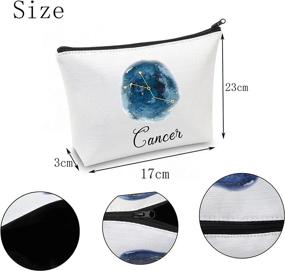 img 1 attached to POFULL Cosmetic Constellation Horoscope Makeupbag