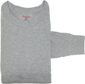 img 1 attached to 👨 Small Black Men's Hanes X Temp Thermal Clothing