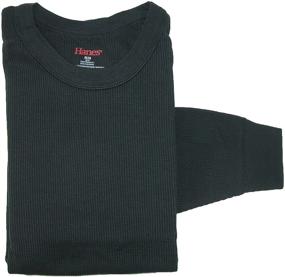 img 3 attached to 👨 Small Black Men's Hanes X Temp Thermal Clothing