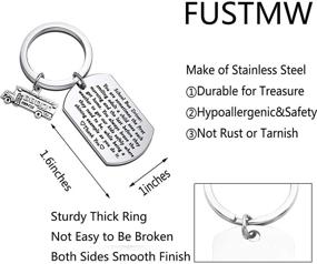 img 2 attached to 🚌 FUSTMW School Bus Driver Appreciation Keychain: The Perfect Thank You Gift for Back to School