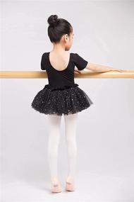 img 2 attached to Dancina Leotard Sparkle Sleeve Little Girls' Clothing in Active