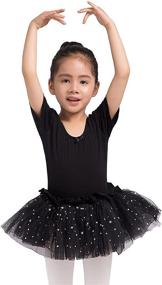 img 3 attached to Dancina Leotard Sparkle Sleeve Little Girls' Clothing in Active