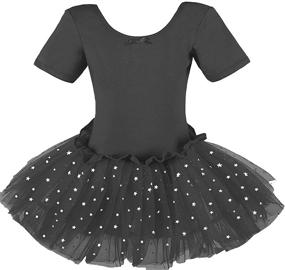 img 4 attached to Dancina Leotard Sparkle Sleeve Little Girls' Clothing in Active