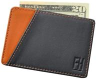 refined elegance: signature minimalist charcoal leather sleeve for men's accessories logo