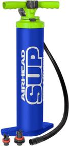 img 1 attached to Efficient Airhead SUP M.O.A.P. Hand Pump in Vibrant Blue, Green, and Black (AHSUP-A030)