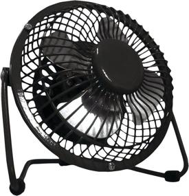 img 1 attached to 🌬️ Optimus F-4040BK 4-inch Portable Metal Fan, Standard, Black