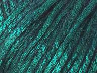 🎸 emerald green rock star metallic shine nylon wool blend yarn - 50g logo