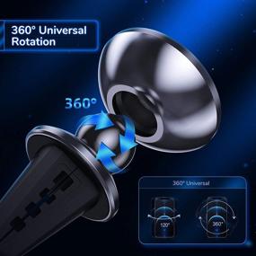 img 1 attached to 📱 Magnetic Phone Car Mount: Syncwire Magnet Air Vent 360° Rotation Holder for iPhone 11 Pro XS Max XR X 8 7 6 Plus Samsung Galaxy Note10 S10 S10+