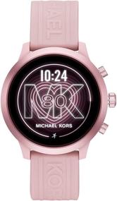 img 4 attached to 📱 Компактные сенсорные часы-телефон: Michael Kors Access Gen 4 MKGO - Работает на платформе Wear OS от Google с измерением пульса, GPS, NFC и уведомлениями смартфона.