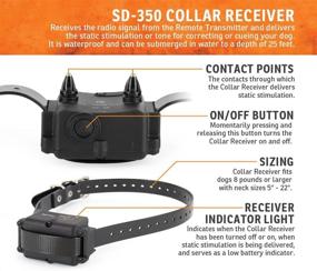 img 1 attached to 🐶 SportDOG Brand YardTrainer: Rechargeable, Waterproof Remote Dog Training Collars - Static, Vibrate & Tone Features