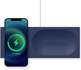 img 4 attached to elago MS Charging Tray - MagSafe Compatible Magnetic Wireless Charger Tray, Suitable for iPhone 13 and Other Wireless Charging Phones [Jean Indigo] [Charging Cable Not Included]