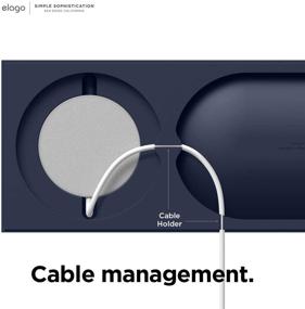 img 2 attached to elago MS Charging Tray - MagSafe Compatible Magnetic Wireless Charger Tray, Suitable for iPhone 13 and Other Wireless Charging Phones [Jean Indigo] [Charging Cable Not Included]