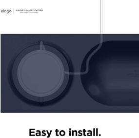 img 1 attached to elago MS Charging Tray - MagSafe Compatible Magnetic Wireless Charger Tray, Suitable for iPhone 13 and Other Wireless Charging Phones [Jean Indigo] [Charging Cable Not Included]