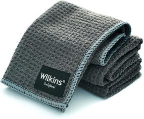 img 3 attached to 🧼 Wilkins 3D Microfiber Cleaning Towels: Versatile Waffle Weave Towels for Shoes, Bags, Glasses, Cars, and Electronics - 12x12 in, Pack of 3