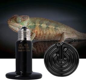 img 1 attached to Infrared Ceramic Reptile Emitter Aquarium