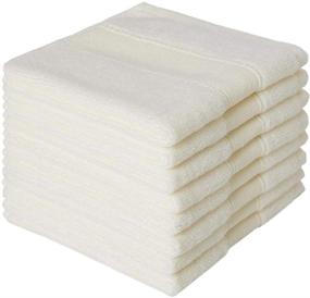 img 4 attached to Dolopl Dishcloths Set of 8, Beige Dish Rags Absorbent & Machine Washable 13x13 Inches Terry Kitchen Towels for Home Decor - Easy to Clean & Reusable - Ideal for Kitchen
