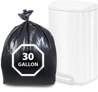 🗑️ dualplex 30 gallon black trash bags - 100 count, heavy duty 33” x 39” black garbage bag 33 gallon logo