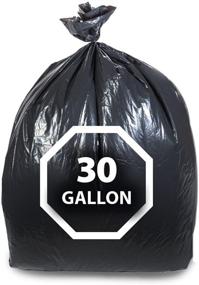 img 3 attached to 🗑️ Dualplex 30 Gallon Black Trash Bags - 100 Count, Heavy Duty 33” X 39” Black Garbage Bag 33 Gallon