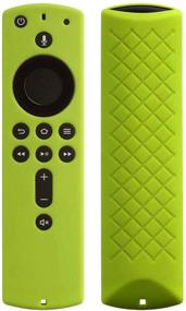 img 4 attached to Чехол для пульта дистанционного управления Fir TV Stick 2020 / Fir TV Stick 4K / Fir TV Stick (2-го поколения) / Fir TV (3-го поколения) - чехол из силикона Auswaur для защиты пульта дистанционного управления совместимый с управлением голосом Alexa - зеленый.