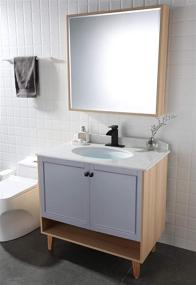 img 1 attached to Enhance Your Bathroom with the Elegant EZANDA Waterfall Bathroom Rectangular Assembly