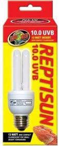 img 2 attached to Zoo Med ReptiSun 10.0 UVB Mini Compact Fluorescent: Effective 13W Lighting Solution for Reptiles