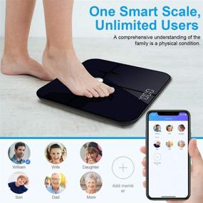 img 3 attached to 📱 Wecolor Bluetooth Body Fat Scale: The Ultimate Smart Scale for Achieving Your Fitness Goals, Synced with Smartphone APP for Accurate BMI Analysis and Fitness Tracking
