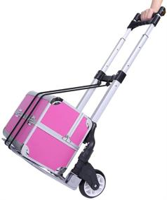 img 3 attached to 🛒 Folding Aluminum Trolley with Enhanced Capacity JKC