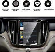 📱 premium hd clear tempered glass screen protector for 2018 2019 volvo xc60 sensus navigation system - ultimate car in-dash screen protection by ruiya logo