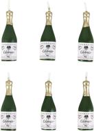 🍾 wilton cake decorations | 2-inch champagne bottles | 6-pack | shop now! logo